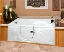 walk-in bathtub
