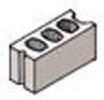 Three Core Concrete Block Steel Sash