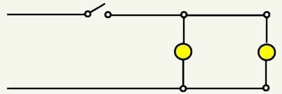 Electrical circuit before installation of motion detector