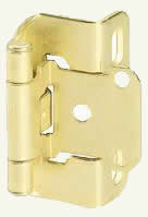 Common cabinet door hinge.