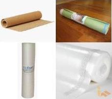 Four of the many types of underlayment available