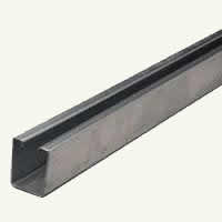Typical sliding or barn door track
