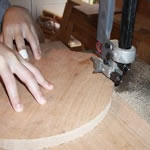 Band saw circle cutting jig
