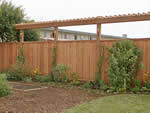 pergola above fence