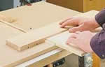 Router table indexing jig