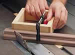 Table saw small piece miter gauge