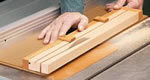 Table saw tapering jig